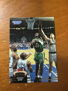 Startaufstellung NBA 1993 Shawn Kemp Seattle Supersonics Card Oddball - Bild 1 von 2