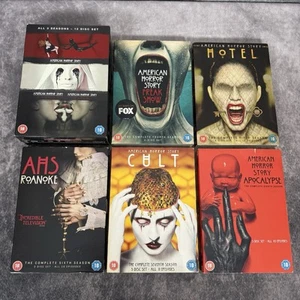 American Horror Story DVD Seasons 1-8 - Series 1-8 Collection Horror Anthology - Imagen 1 de 4