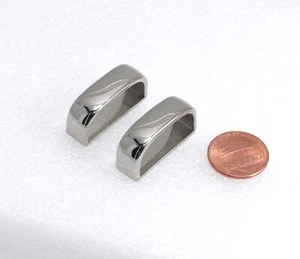 Neu 1" 25mm Gürtelhalter (#35B) 2 Stck. für Mann/Frauen Freizeit Nickel-Finish USA - Bild 1 von 4