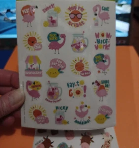 Eureka Scratch and Sniff Sticker Sheet Strawberry Lemonade Scented One Sheet - Picture 1 of 1