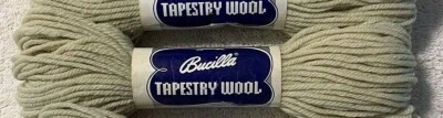 Bucilla Tapestry 100% Virgin Wool  Color 195 Pale Celery Green Needlepoint - Image 1 of 4