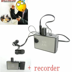 HY929 Dispositivo di ascolto voce bug/orecchie monitoraggio audio da parete ad alta resistenza + registratore - Foto 1 di 11
