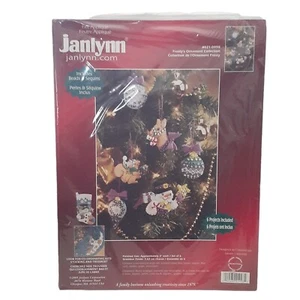 Janlynn Frostys Christmas Ornaments Collection Craft Kit to Make Felt Sequins - Picture 1 of 12