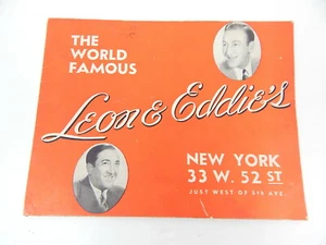 2H The World Famous Leon & Eddie's New York Lounge Military Photograph & Holder - Picture 1 of 3