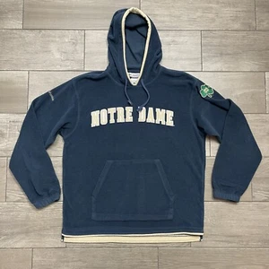 VTG Notre Dame Fighting Irish Hoodie Sweatshirt Adult Large Columbia Fleece Mens - Picture 1 of 7