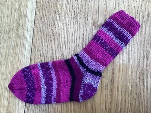 Stricksocken Wollsocken Kindersocken Handarbeit aus Sockenwolle Gr. 26/27 NEU - Bild 1 von 1