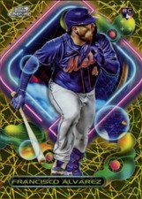 2023 Topps Cosmic Chrome  #179 Francisco Alvarez Gold Refractor /50 RC