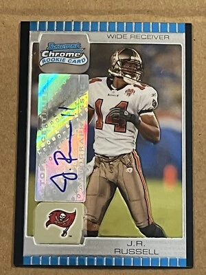 2005 BOWMAN CHROME - J.R. RUSSELL #241 BUCCANEERS ROOKIE AUTOGRAPH - Image 1 of 2