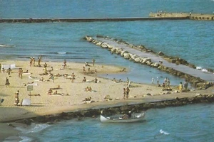 Alte Postkarte - Eforie-Nord - Der Strand - Picture 1 of 1
