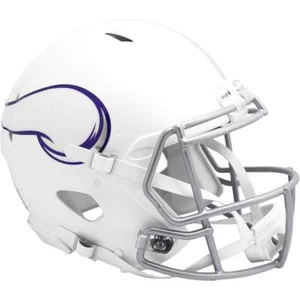 Minnesota Vikings White Alternate Riddell Speed Authentic Football Helmet - Picture 1 of 4