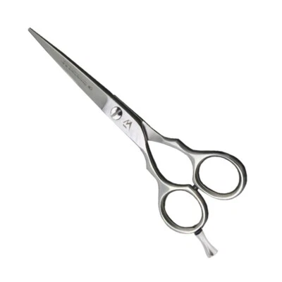 Professional Barber Scissors Razor Edge Sharp Blade Pattern Left-Handed Shears - Image 1 of 2