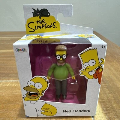 Figura Serie Los Simpson de Jakks Pacific - Ned Flanders - 2,5 pulgadas Foto 1 de 4