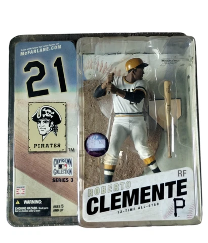 McFarlane Toys Roberto Clemente #21 Pittsburgh  Pirates MLB HOF All Star Variant Cover
