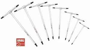 USAG 280 TTX/SE8 SERIE DI 8 CHIAVI A T PER VITI CON IMPRONTA TORX - Bild 1 von 5