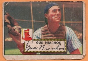 Topps 1952 Gus Niarhos #121 Boston Red Sox