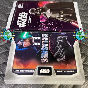 2023 TOPPS STAR WARS FLAGSHIP EPIC CLASHES COMPLETE 20-CARD SUB-SET +WRAPPER - Picture 1 of 1