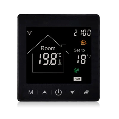 TUYA WiFi Thermostat Fußbodenheizung interner Sensor Bodenfühler Zeitschaltung - Bild 1 von 4