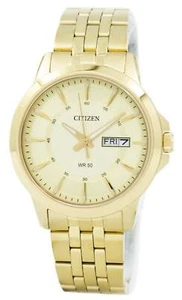 Citizen Goldton Edelstahl Day/Datumsanzeige Zifferblatt BF2013-56P 50M Herrenuhr