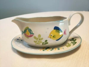 Studio Nova Barrier Reef Gravy Boat with Underplate EUC Y2310 - Picture 1 of 9
