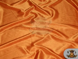 Satin Crepe Solid Fabric NARANJA / 60" Ancho / Vendido por patio - Imagen 1 de 1