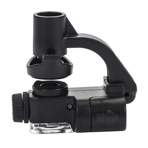 90X Magnification Zoom LED Magnifier Adjustable Focus Cellphone Microscope Lens - Photo 1 sur 11
