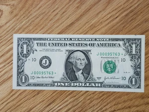 2003 A $1 GEM "STAR NOTE" KANSAS CITY DISTRICT J00095763* 000 START - Picture 1 of 5