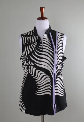 Camiseta deportiva de golf JAMIE SADOCK NUEVA CON ETIQUETAS $89 de cuero vegano 1/2 cremallera talla grande Foto 1 de 4