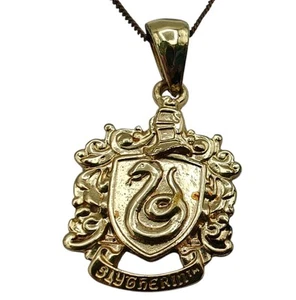 Slytherin Harry Potter Hogwarts Gold Tone Pendant READ!!! - Picture 1 of 5