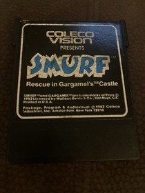 Colecovision Smurf Video Game