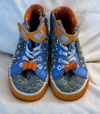 Blippi Niño Pequeño 3+ Tenis Zapatos Naranja Azul Gafas de Sol Tema Foto 1 de 4