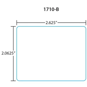 Etiquetas de impresora Toledo 1710-B para 325/UCST UL, en blanco, 30 rollos, 500 etiquetas/rollo - Imagen 1 de 1