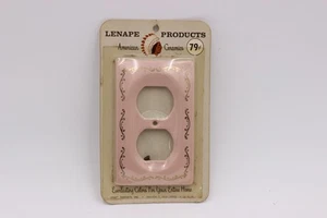 De colección - Lenape - Placa de salida única de cerámica de porcelana - Rosa claro - Dorado - Imagen 1 de 3