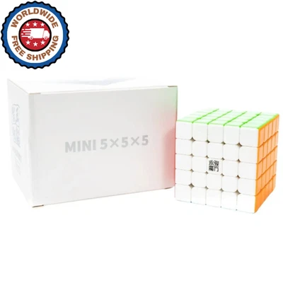YJ Zhilong Mini 5x5 Magnetic Stickerless Speedcube - Immagine 1 di 4