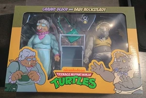 NECA Teenage Mutant Ninja Turtle Granny Bebop Baby Rocksteady TMNT 2 Pack  - Picture 1 of 2