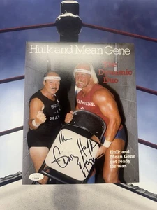 Hulk Hogan Mean Gene Signed 8x10 Photo Jsa WWF Wrestling - Picture 1 of 3