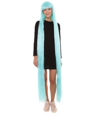 Peluca múltiple larga de princesa animada recta extra larga 60" para mujer Foto 1 de 4