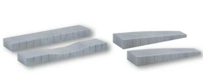 NOCH 66020 Bahnsteig-Set 4-teilig 60 cm Hartschaum Neu - Bild 1 von 4