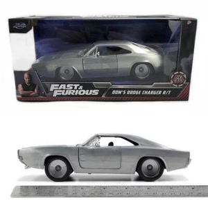 Jada Toys Fast & Furious: Dom's Dodge Charger R/T (Bare Metal) 1/24 Scale - Picture 1 of 7