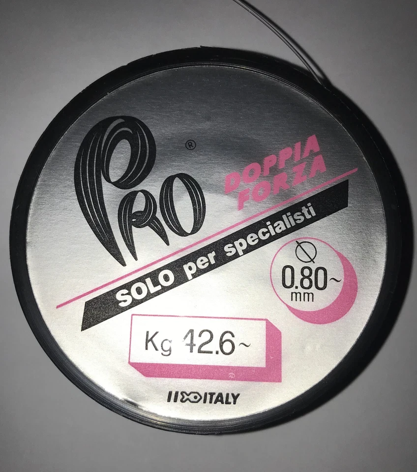 Bobina Monofilo PRO DOPPIA FORZA mm 0,80 GRUPPO DP kg 42,6 mt 100 trasparente - Immagine 1 di 1