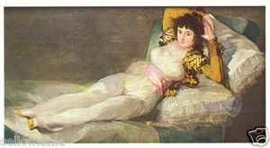 POSTAL GOYA LA MAJA VESTIDA MUSEO PRADO PAINTING POSTCARD PAINTER ART TP10463 - Imagen 1 de 1