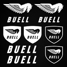 Buell decal Horse logo motorcycles tank helmet buell vinyl sticker set ORACAL