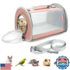 Small Animal Carrier Bag, Portable Guinea Pig Travel Carrier, Breathable Smal - Picture 1 of 5