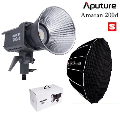 Aputure Amaran 200D-S Daylight LED Light LED lamp COB video light +Light Dome SE - Image 1 of 4