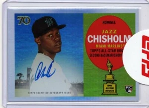 2021 Topps All Star Rookie Cup Autographs RC #RCAJC Jazz Chisholm Marlins - Picture 1 of 1
