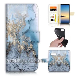 ( For Samsung S10e ) Wallet Flip Case Cover AJ21411 Marble Pattern - Photo 1 sur 1