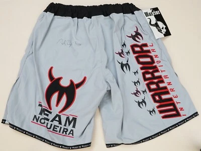 Pantalones Cortos de Lucha UFC 110 Firmados por Antonio Rodrigo Nogueira Certificado de Autenticidad PSA/DNA Auto'd Foto 1 de 4