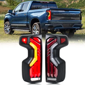 Luces traseras LED compatibles con Chevrolet Silverado 2019-2023 señal dinámica - Imagen 1 de 6