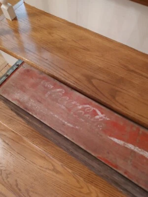 Caja de soda de madera Coca Cola vintage  Foto 1 de 3