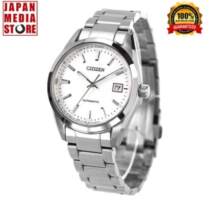 Citizen Mechanical NB1050-59A White Automatic Sapphire Glass Men Watch JAPAN NEW - Image 1 of 4