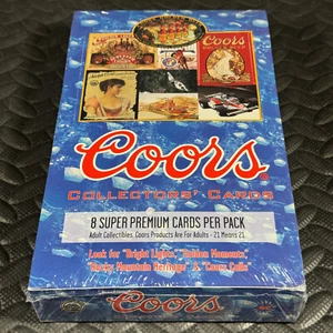 1995 COORS BEER BREWING SCATOLA CARTE COLLEZIONABILI NUOVE/SIGILLATE 36 CONFEZIONI/8 CARTE PER CONFEZIONE - Foto 1 di 4